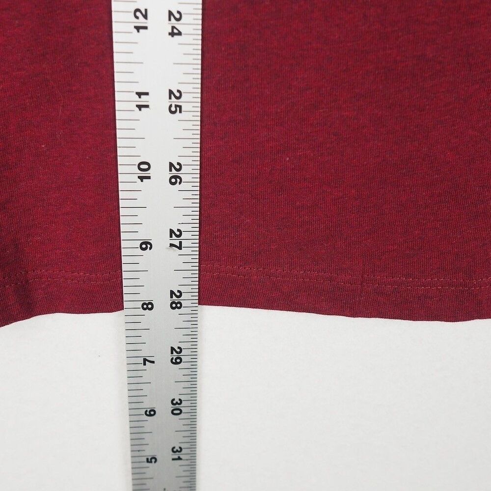 Polo Ralph Lauren Red Jersey Hooded T-Shirt Mens Medium Embroidered Pony - Picture 9 of 10